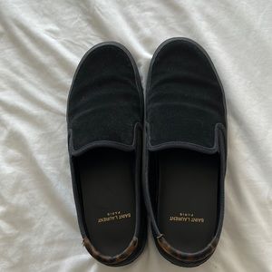 Saint Laurent Suede slip on. Size 43. US 10